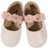 BabyWalker Βαπτιστικά παπούτσια κορίτσι  εκρού-ροζ MI.1638 